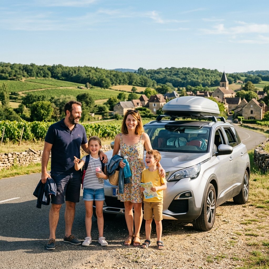 Conducteurs heureux sur la route avec Allianz